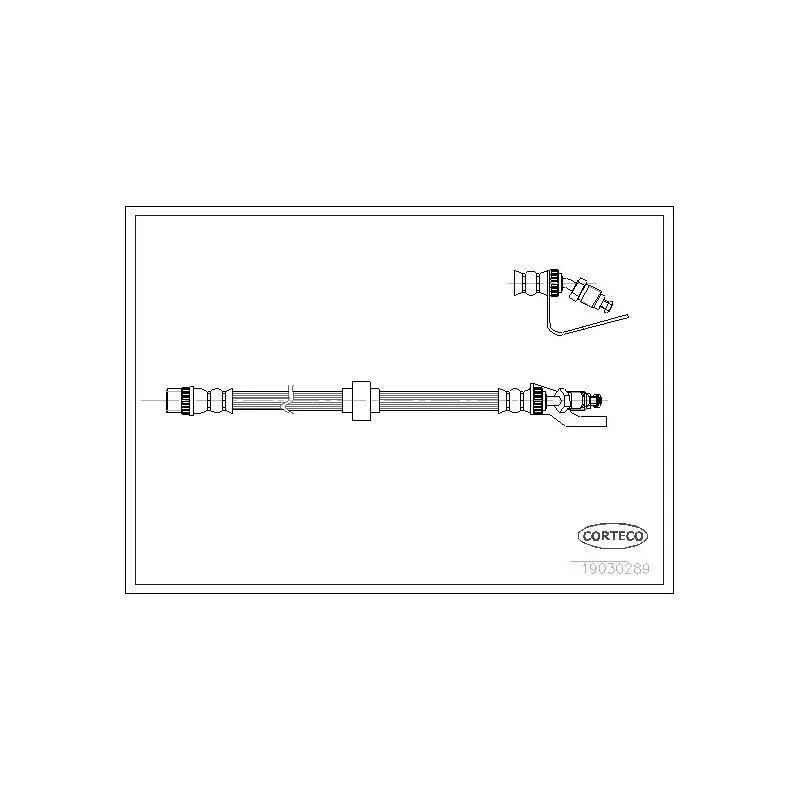 Flexible de frein CORTECO 19030289