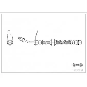 Flexible de frein CORTECO 19030291