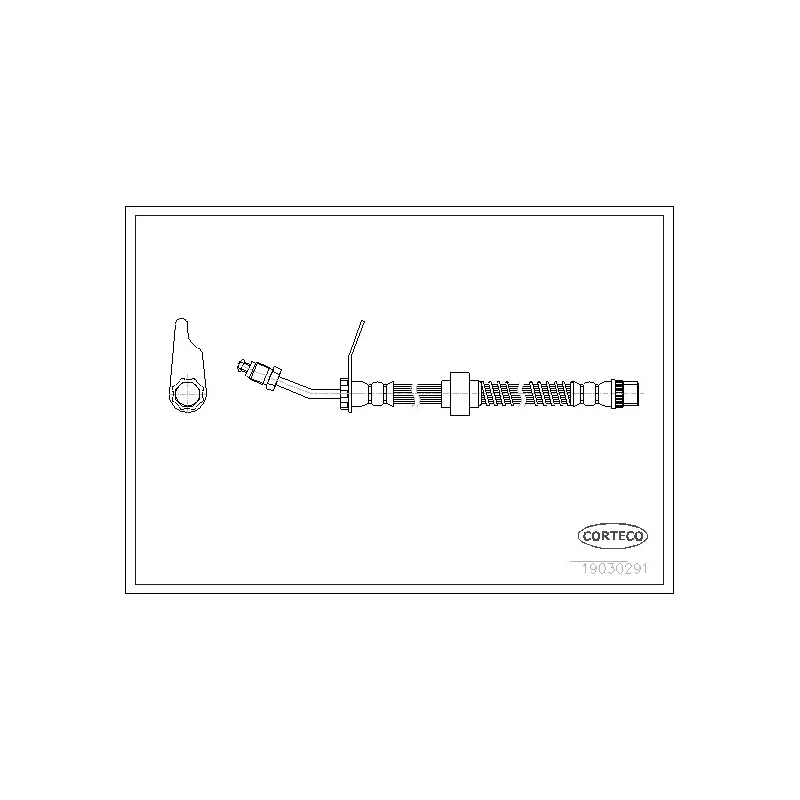 Flexible de frein CORTECO 19030291
