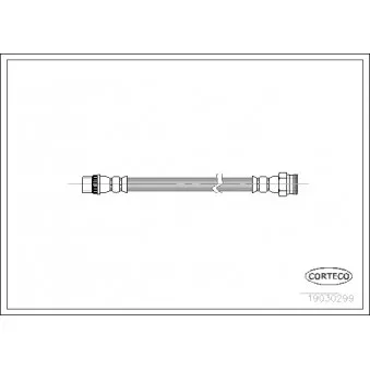Flexible de frein CORTECO 19030299