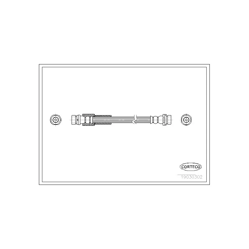 Flexible de frein CORTECO 19030302