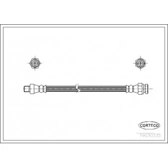 Flexible de frein CORTECO 19030335