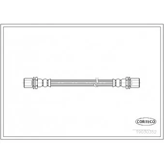 Flexible de frein CORTECO 19030352