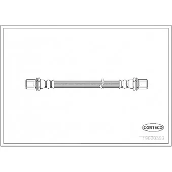 Flexible de frein CORTECO 19030353