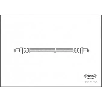 Flexible de frein CORTECO 19030355