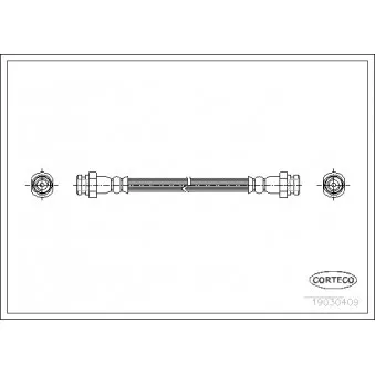 Flexible de frein CORTECO 19030409