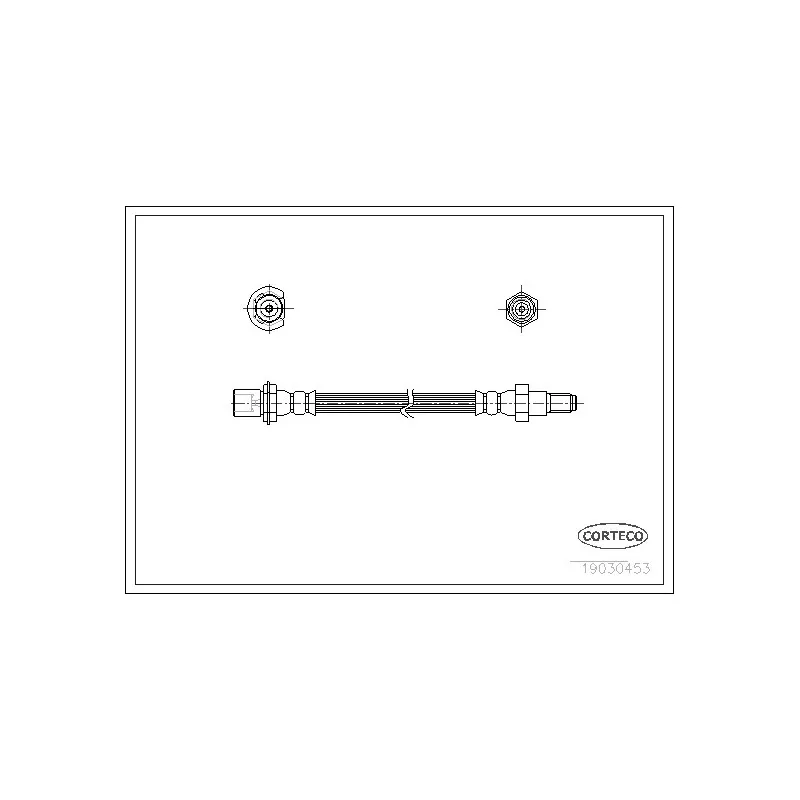 Flexible de frein CORTECO 19030453