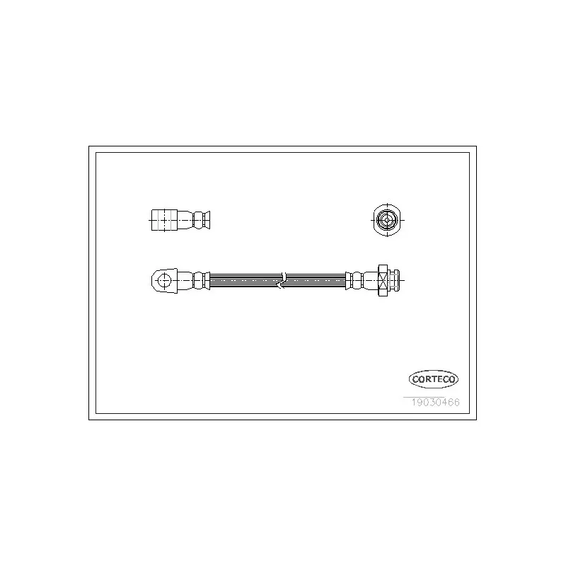 Flexible de frein CORTECO 19030466