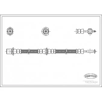 Flexible de frein CORTECO 19030484
