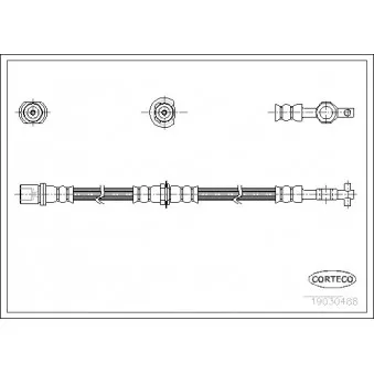 Flexible de frein CORTECO 19030488