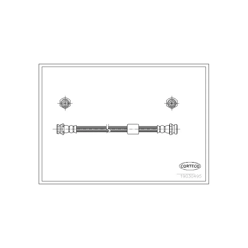 Flexible de frein CORTECO 19030495
