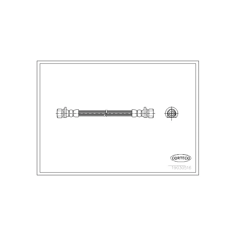 Flexible de frein CORTECO 19030516