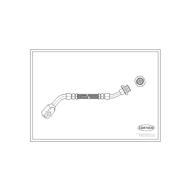 Flexible de frein CORTECO 19030529