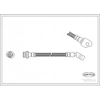 Flexible de frein CORTECO 19030535
