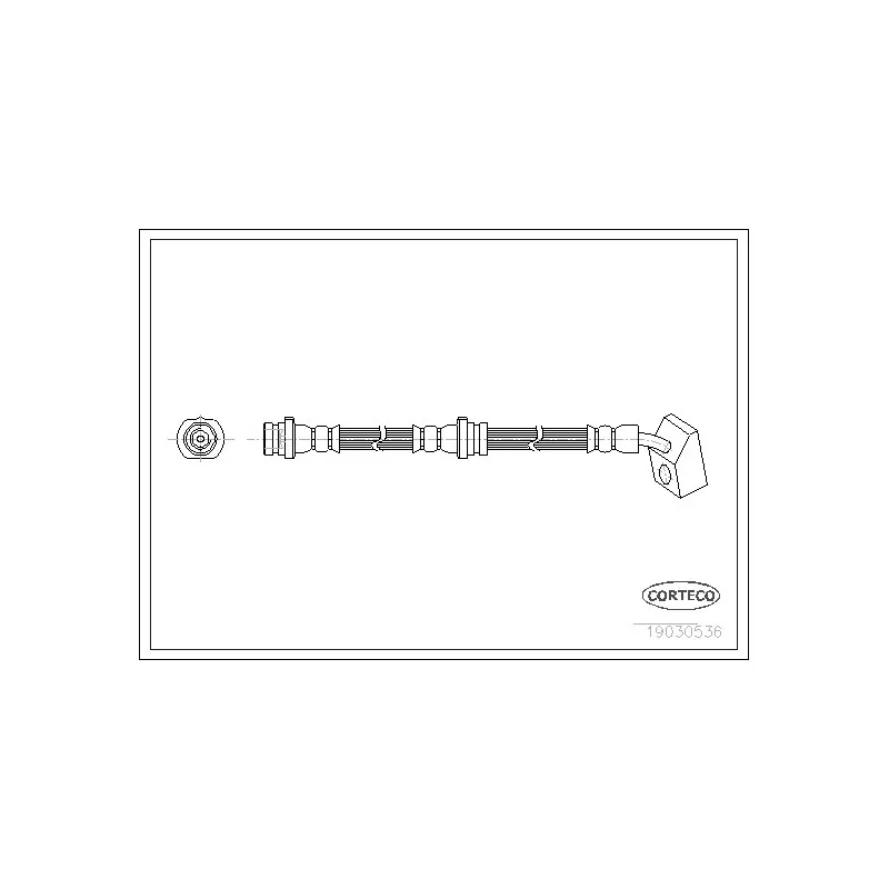 Flexible de frein CORTECO 19030536