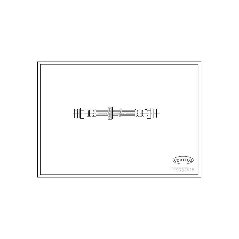Flexible de frein CORTECO 19030646