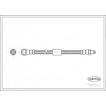 Flexible de frein CORTECO 19031052