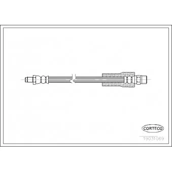 Flexible de frein CORTECO 19031069