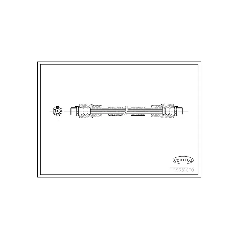 Flexible de frein CORTECO 19031070