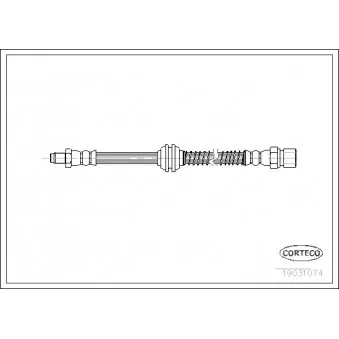 Flexible de frein CORTECO 19031074