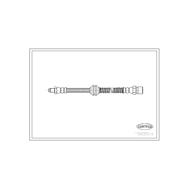 Flexible de frein CORTECO 19031074