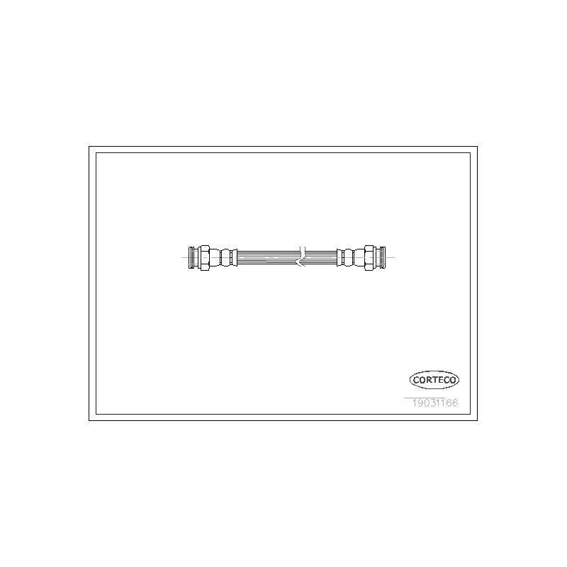 Flexible de frein CORTECO 19031166