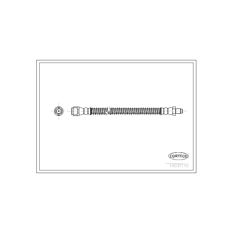 Flexible de frein CORTECO 19031170