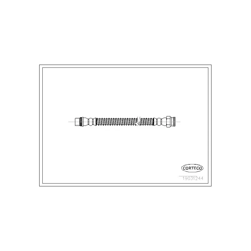 Flexible de frein CORTECO 19031244