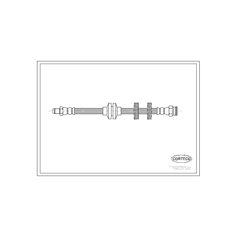 Flexible de frein CORTECO 19031581