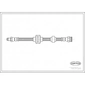 Flexible de frein CORTECO 19031585