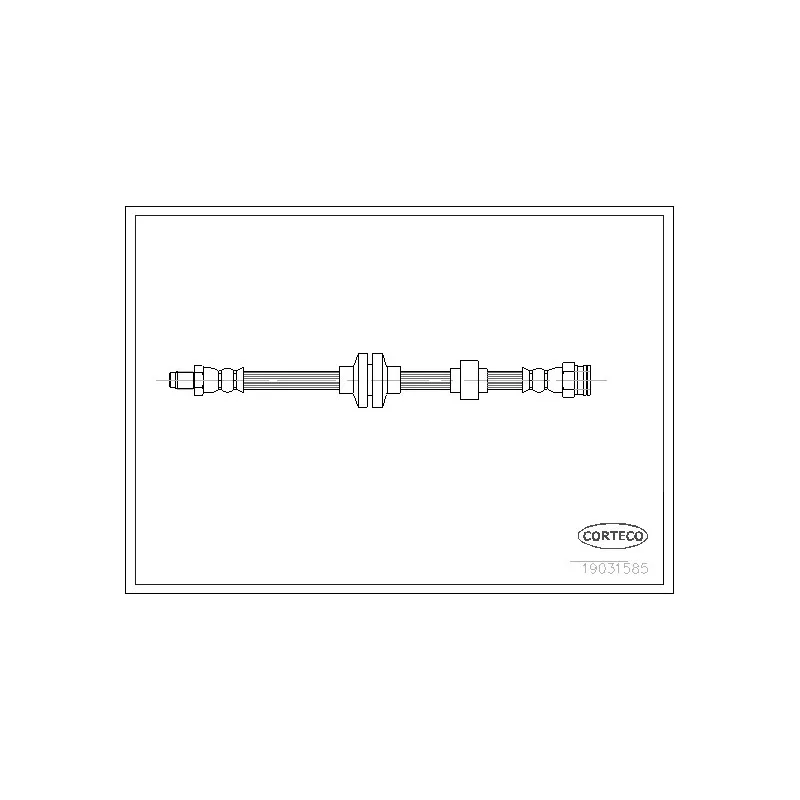 Flexible de frein CORTECO 19031585