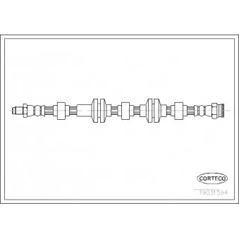 Flexible de frein CORTECO 19031594