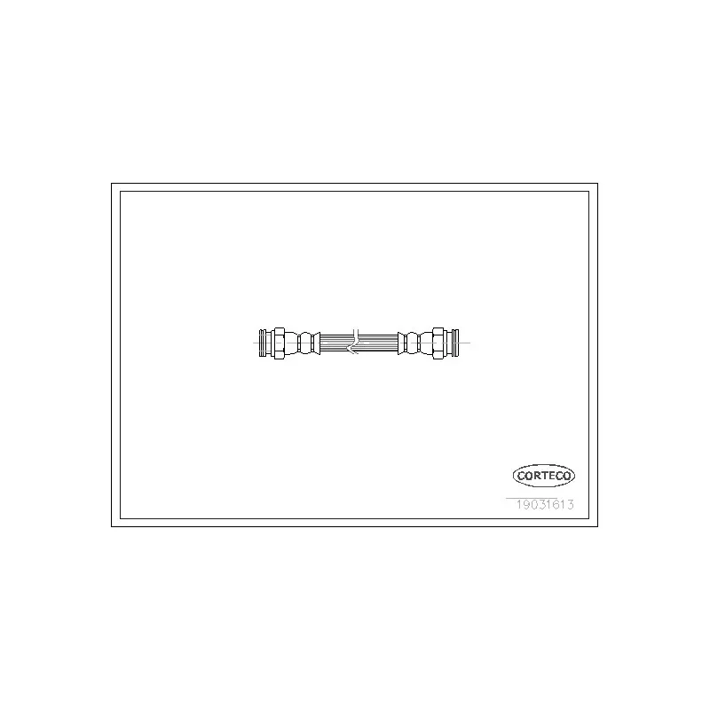 Flexible de frein CORTECO 19031613