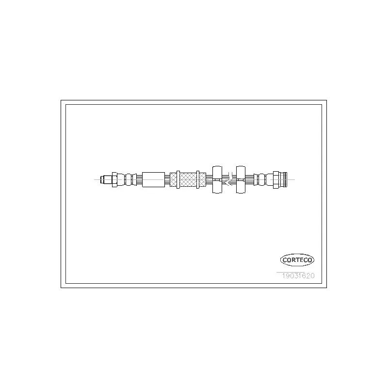 Flexible de frein CORTECO 19031620