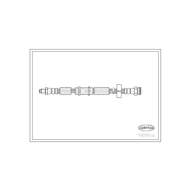 Flexible de frein CORTECO 19031630
