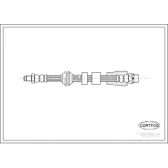 Flexible de frein CORTECO 19031637