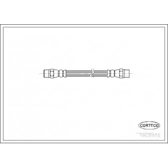 Flexible de frein CORTECO 19031655
