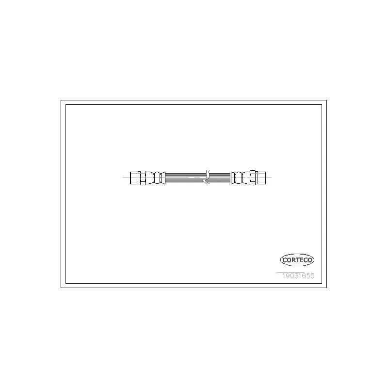 Flexible de frein CORTECO 19031655