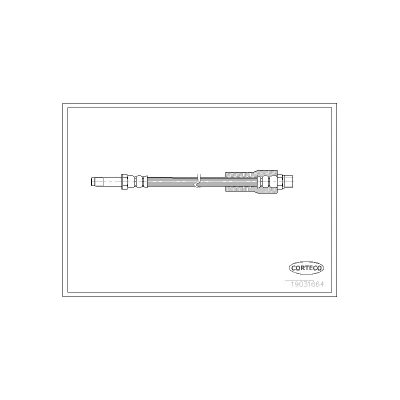 Flexible de frein CORTECO 19031664