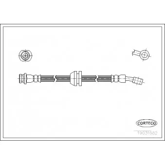 Flexible de frein CORTECO 19031682