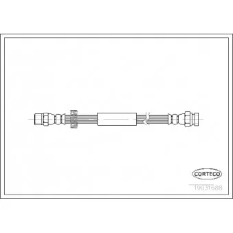 Flexible de frein CORTECO 19031688