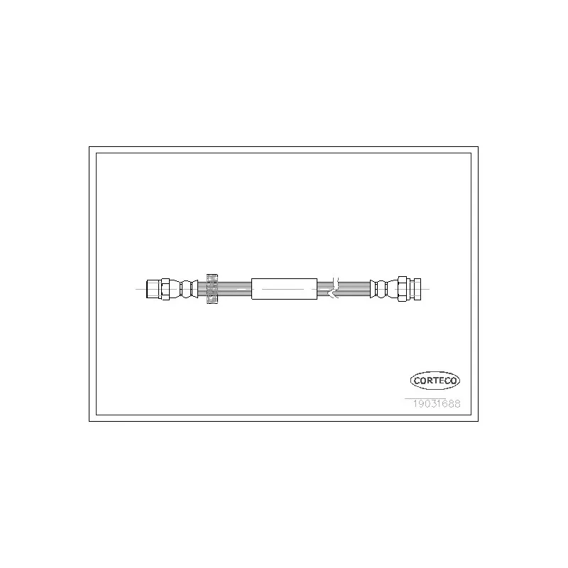 Flexible de frein CORTECO 19031688
