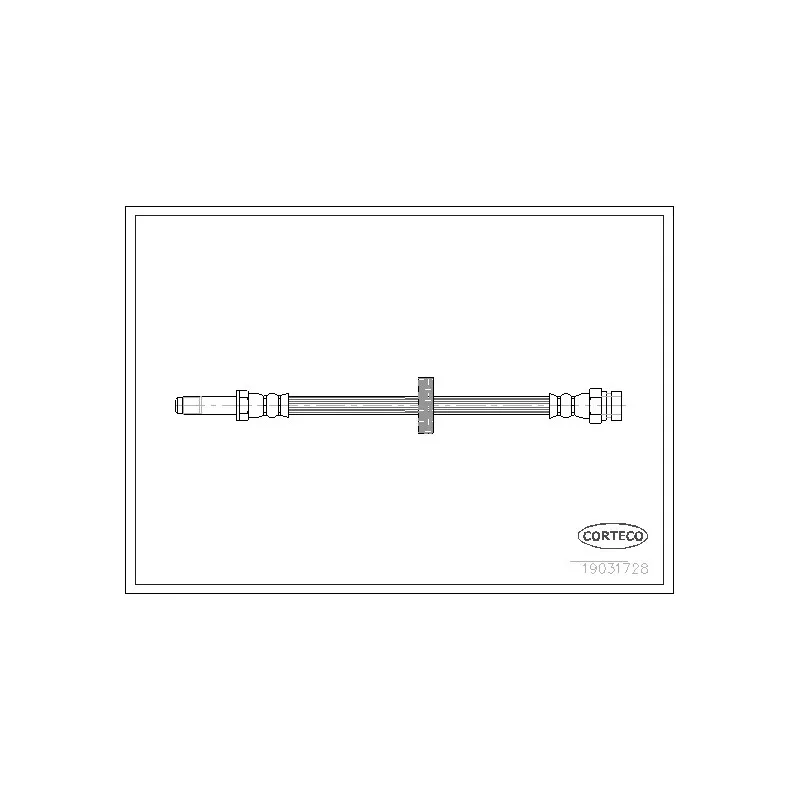 Flexible de frein CORTECO 19031728