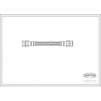 Flexible de frein CORTECO 19031735