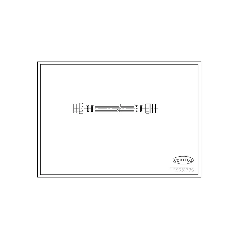 Flexible de frein CORTECO 19031735