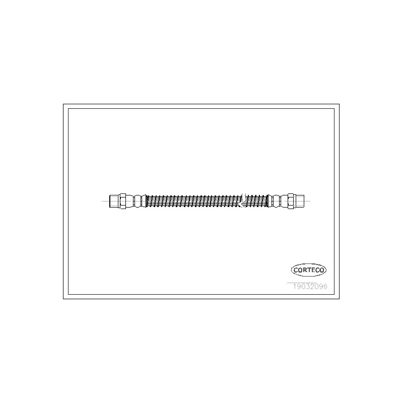 Flexible de frein CORTECO 19032096