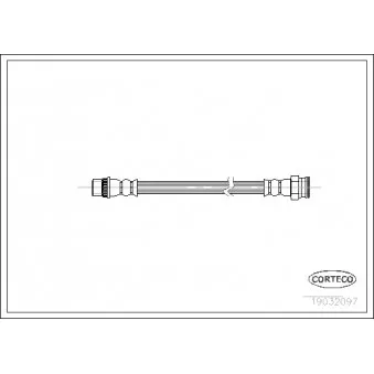 Flexible de frein CORTECO 19032097