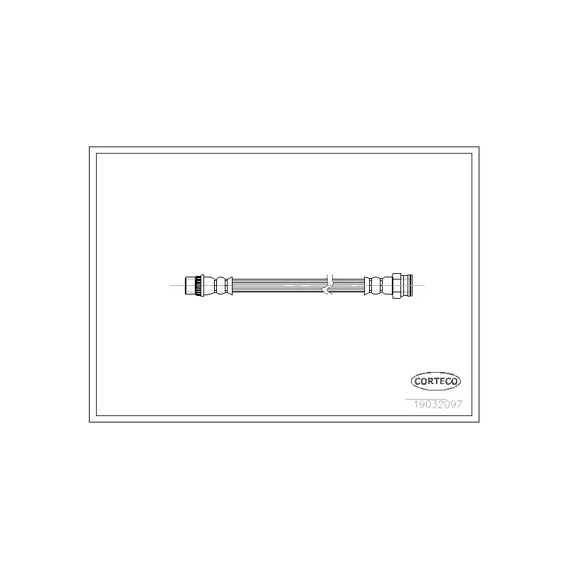 Flexible de frein CORTECO 19032097