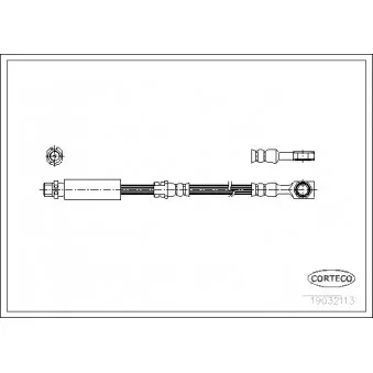 Flexible de frein CORTECO 19032113