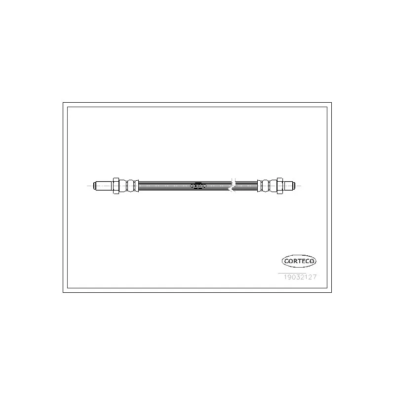 Flexible de frein CORTECO 19032127